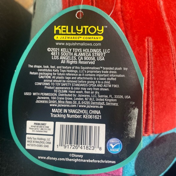 NWT Squishmallows Disney Tim Burton’s Nightmare Before Christmas Sally 8” - Picture 4 of 7